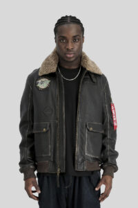 Alpha Industries B15 Leather Custom 148109 Brown 1