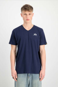 Alpha Industries Camiseta V-Neck Ultra Navy