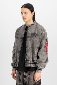 Alpha Industries Cazadora Bomber Coach Back Embroidery bLACK 4
