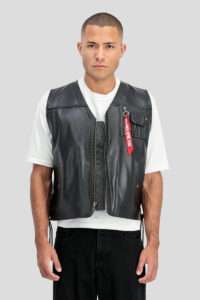 Alpha Industries Chaleco X-Force Piel Black 1