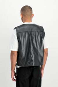 Alpha Industries Chaleco X-Force Piel Black