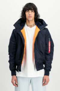 Alpha Industries MA-1 Hooded Republica Blue