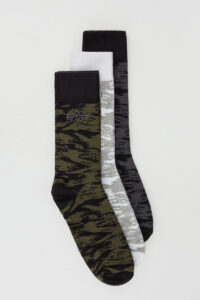 Alpha Industries Pack 3 Calcetines Graphic AOP 1