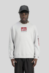 Alpha Industries Sudadera Satin Logo 148311 Pastel Grey 2