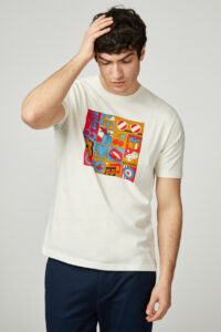 Ben Sherman Camiseta Montage Trip Ivory 1