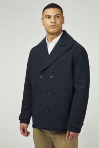 Ben Sherman Abrigo Pea Coat Drk Navy 0078435
