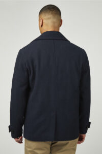 Ben Sherman Abrigo Pea Coat Drk Navy 2 0078435