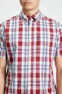 Ben Sherman Camisa Classic Check 1013432 Bordeaux