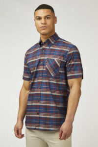 Ben Sherman Camisa Classic Check Royal Blue 1