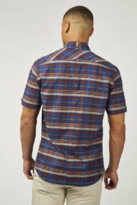 Ben Sherman Camisa Classic Check Royal Blue