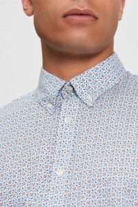 Ben Sherman Camisa Geo Print1013079 Pale Blue