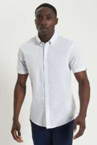 Ben Sherman Camisa Geo Tile1012428 White 1
