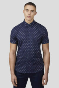 Ben Sherman Camisa Stripple Geo Print 0075906 1