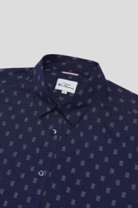 Ben Sherman Camisa Stripple Geo Print