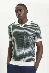 Ben Sherman Polo VERTICAL WAVE 1012382 Snow White 1