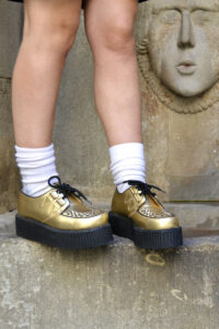 Zapato Creeper doble suela piel