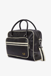 Fred Perry Bolsa de deporte clásica Holdall L8256 D57 Black 1