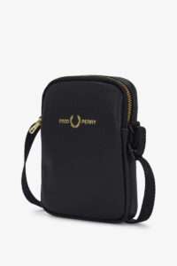 Fred Perry Bolso Tumbled Leather L8289 Black