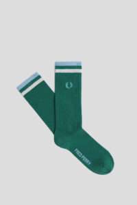 Fred Perry Calcetines Tipped Sports Negro Blanco