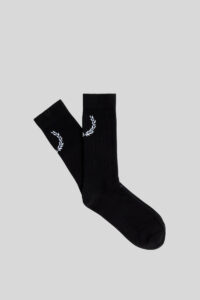 Fred Perry Calcetines jacquard Laurel Wreath C8132 bLACK 1