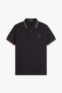 Fred Perry Polo M3600 S77 Black-Shade Stone