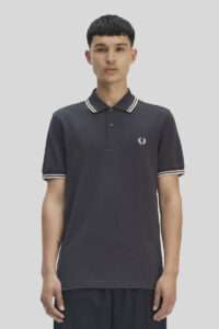Fred Perry Polo M3600 V56 Anchor Grey : Oatmeal  1