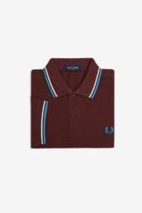 Fred Perry Polo M3600 Z63 Granate-Ecru-Celeste