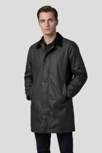 Harrington FR Gabardina Wax Black 1