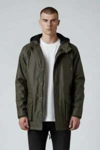 Harrington FR. Parka Wax Khaki 4
