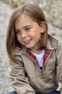 Cazadora Harrington Niño beige