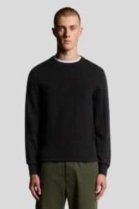 Lyle & Scott Jersey Mesh Logo Black 1