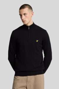 Lyle&Scott Jersey Cremallera Black 1