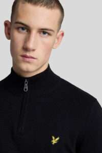 Lyle&Scott Jersey Cremallera Black