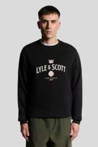 Lyle&Scott Sudadera Graphic Black 1