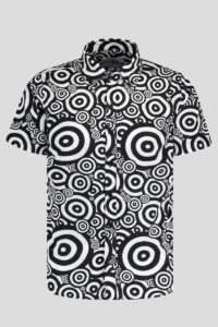 Madcap Camisa manga corta Trip Oz Targets Black-White 1