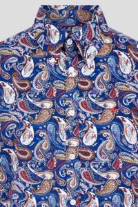 Merc Camisa manga corta modelo Leighton color Navy