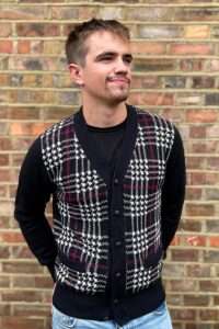 Merc Cardigan Etton Black 1